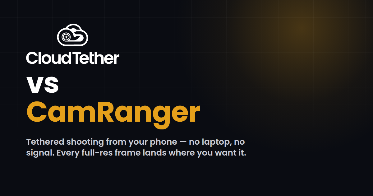 CloudTether vs CamRanger