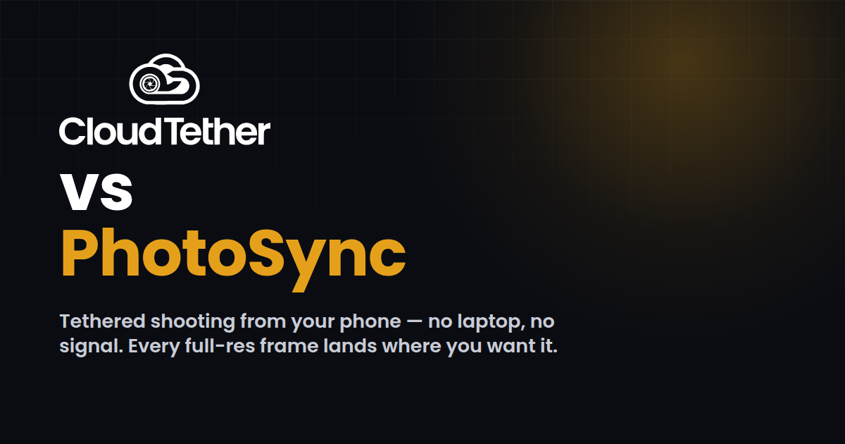 CloudTether vs PhotoSync